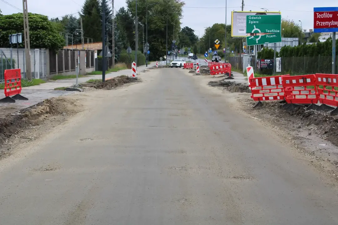 Remont Szczecińskiej w Łodzi