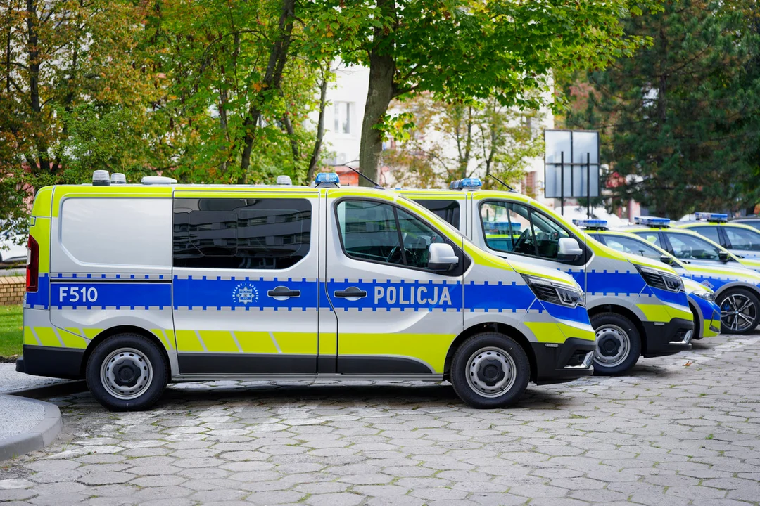 Nowe samochody dla policji w woj. łódzkim