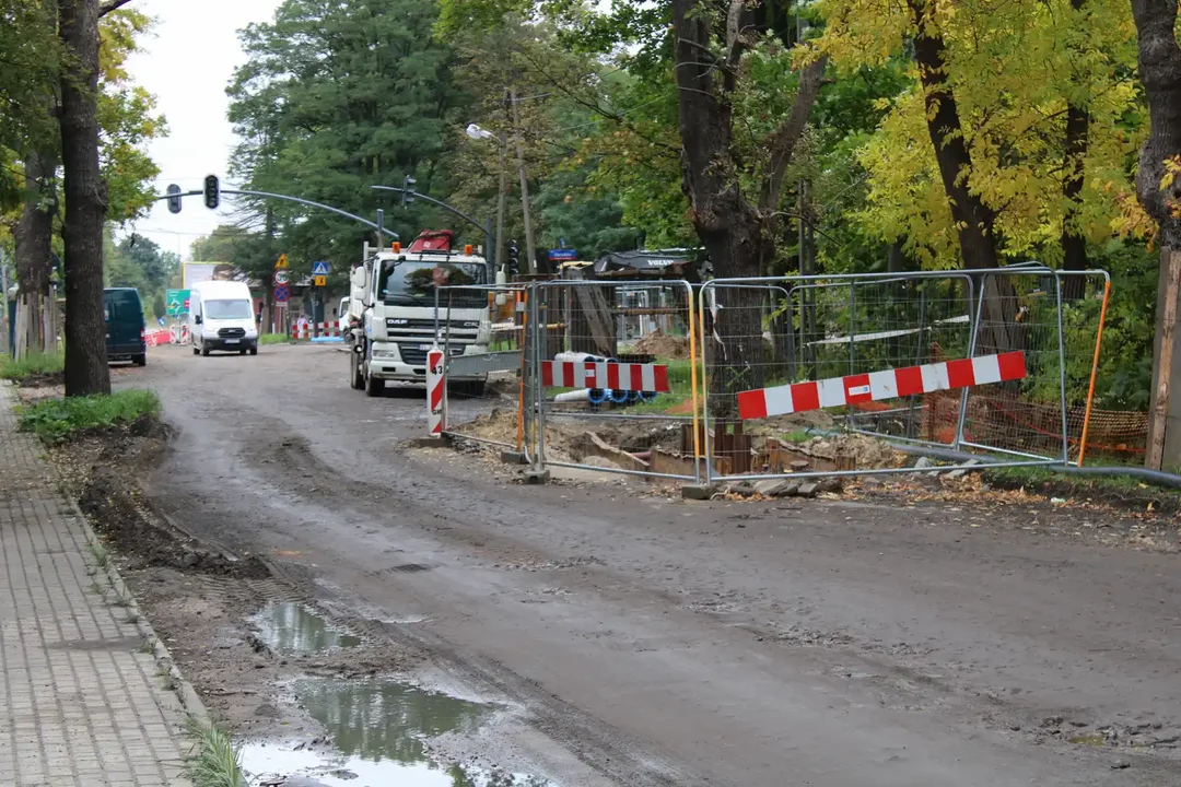 Remont Szczecińskiej w Łodzi