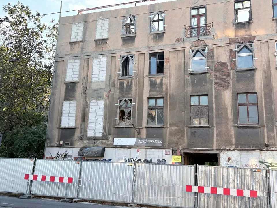 Zawaliła się kamienica na Bałutach