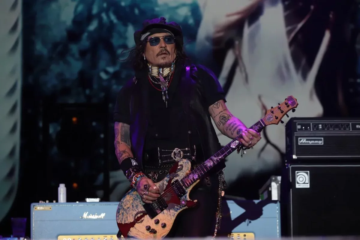 Hollywood Vampires w Łodzi. Johnny Depp, Alice Cooper i Joe Perry w Atlas Arenie [ZDJĘCIA]