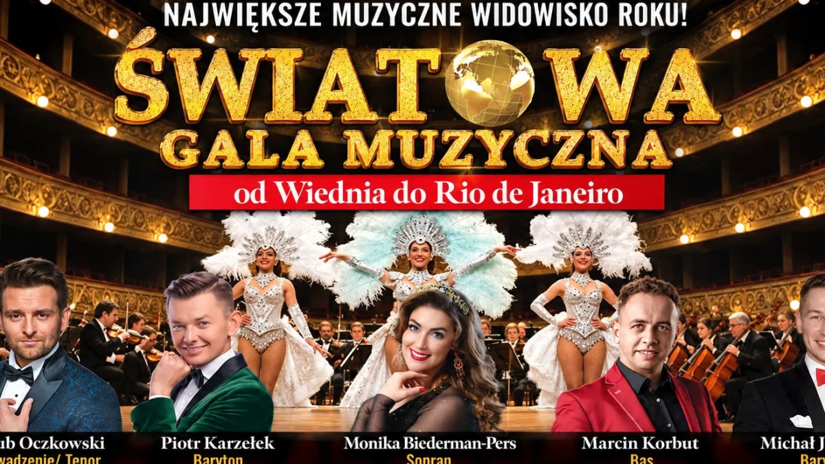 „Światowa Gala Muzyczna” w Teatrze Muzycznym a w Filharmonii Grażyna Brodzińska i jej wyjątkowi goście!